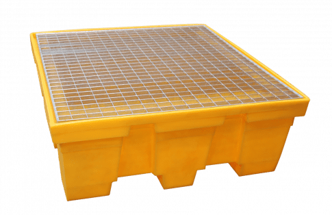 EMP  quadratische Auffangwanne für 4 Fässer – 450 Liter