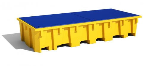 EMP Regal-Auffangwanne für 3 IBC-Container - 1650 L