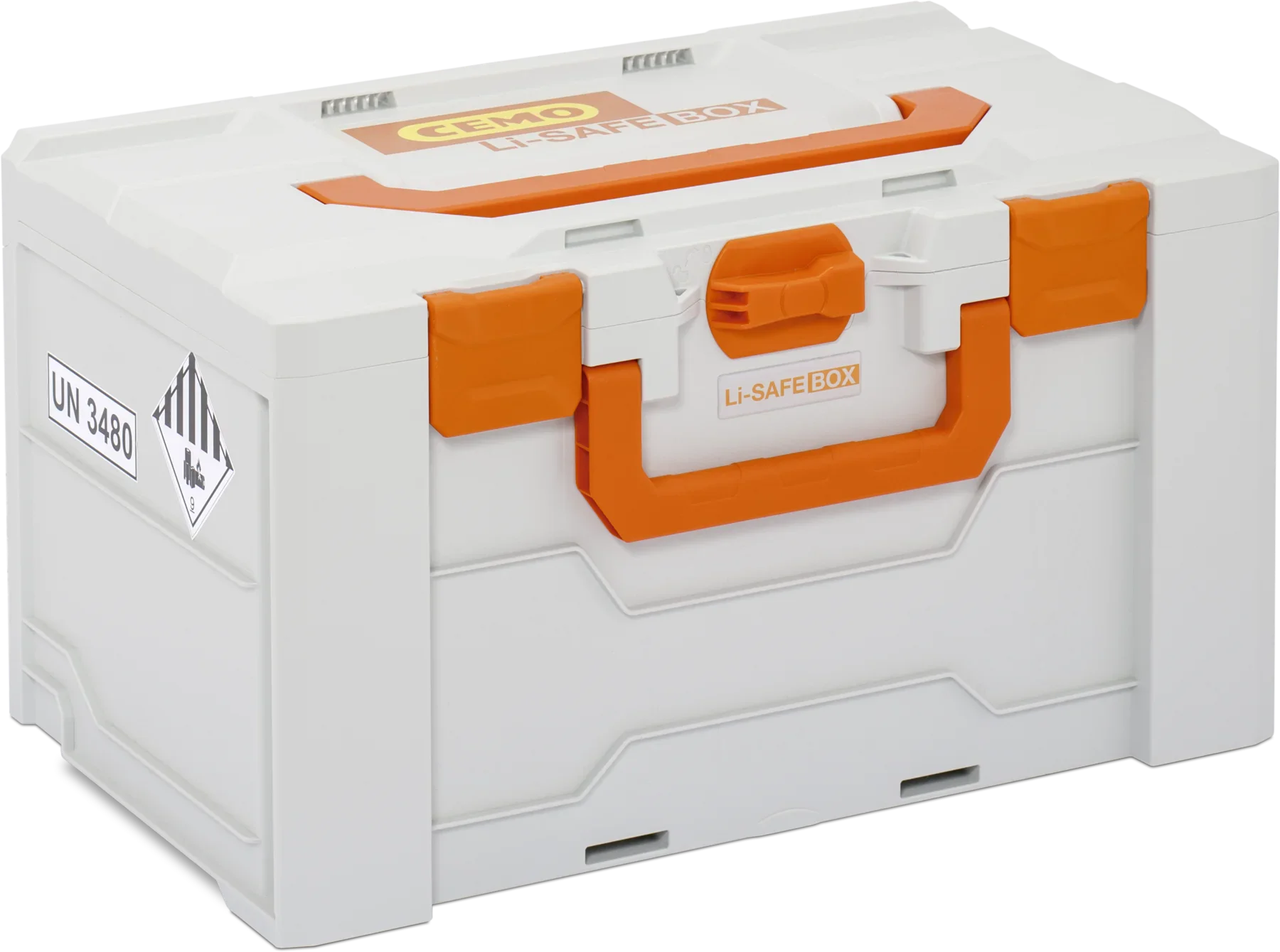 CEMO Akku-Systembrandschutzbox – ADR-Sicherheitsbox für Lithium-Batterien bis 5 kg, TÜV-geprüft
