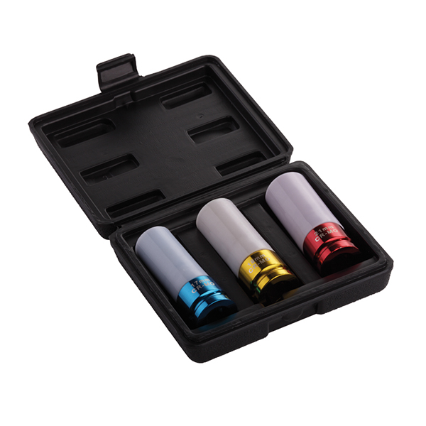 25911000 Radnüsse 1/2 Zoll - 3er Nusskasten 17/19/21