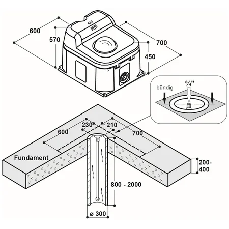 Patura Balltränke Thermo-Quell 630, 1 Ball - 40L