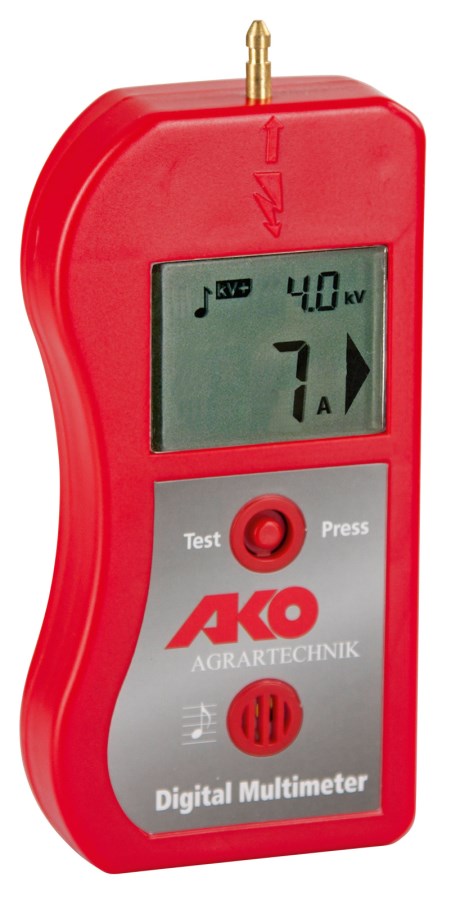 AKO Digitaler Fehlerfinder für Elektrozaun – Zaunprüfer & Amperemeter