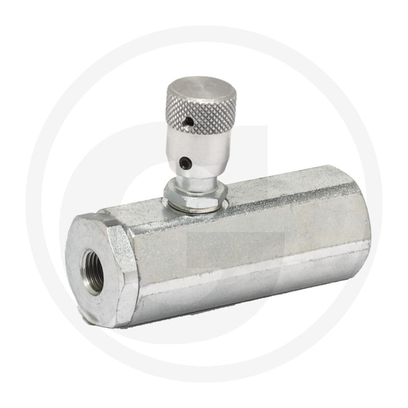 Ventil, Schellenverbindung, Kupplung, Metall, gehärtet knurled knob