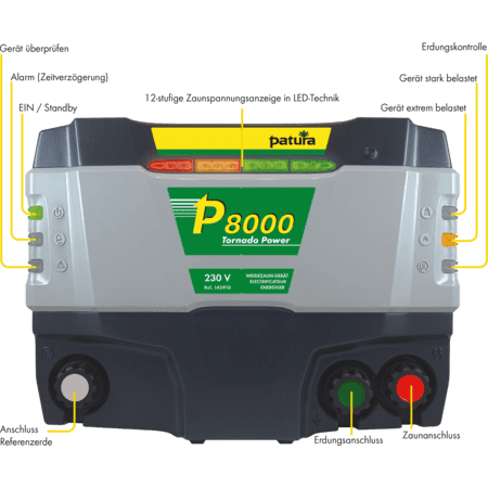 Patura Weidezaungerät Tornado Power - P8000