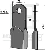 BL27924 Gedrehtes Messer