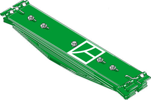 BLE004687 Federpaket 770mm - passend zu Kverneland KK060703