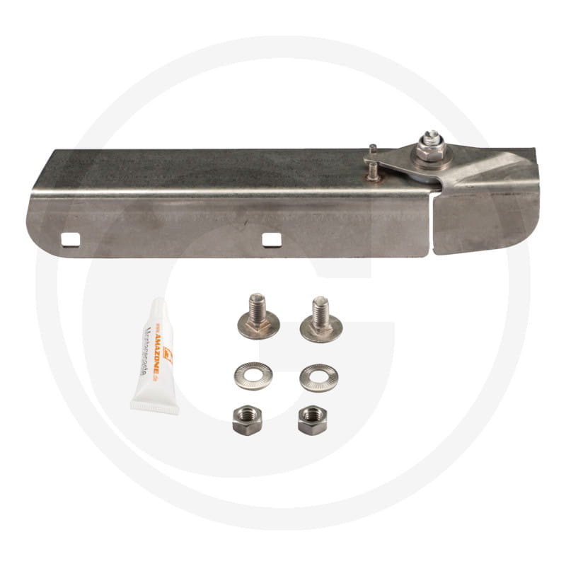 Amazone right-hand spreading scoop, 240 mm - ZA-U, red spreading disc