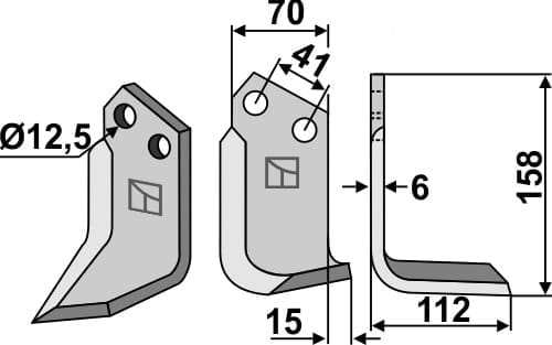 BL5723 Fräsmesser PAL-01R