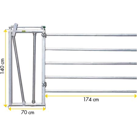 Patura feeding grid for animal treatment