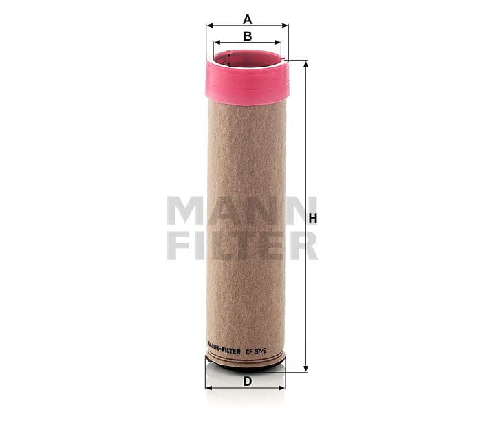 BLCF972 Mann Filter CF 97/2 Luftfilterelement (Sekundärelement)