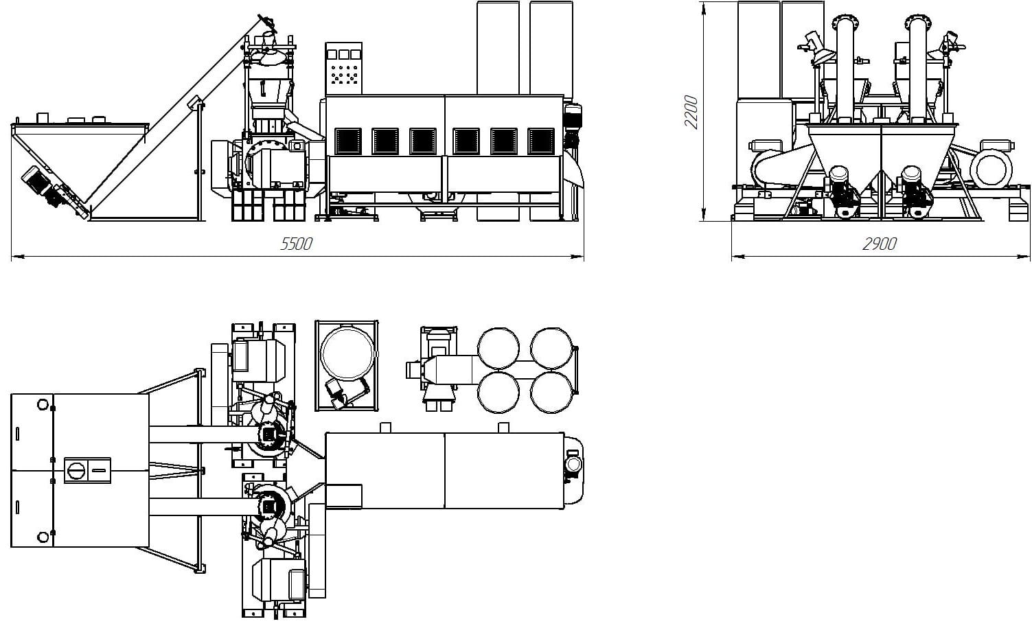 Pelletieranlage DUO 1400 kg/h – Profi-Produktionslinie für Pellets & Futtergranulat | 48 kW