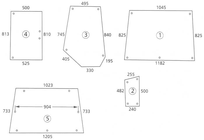 BL16733 Frontscheibe