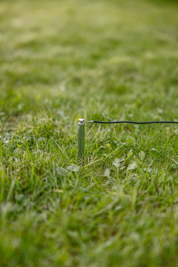 2-teiliger Erdstab 100cm – Verzinkter Erdungsstab für Elektrozaun