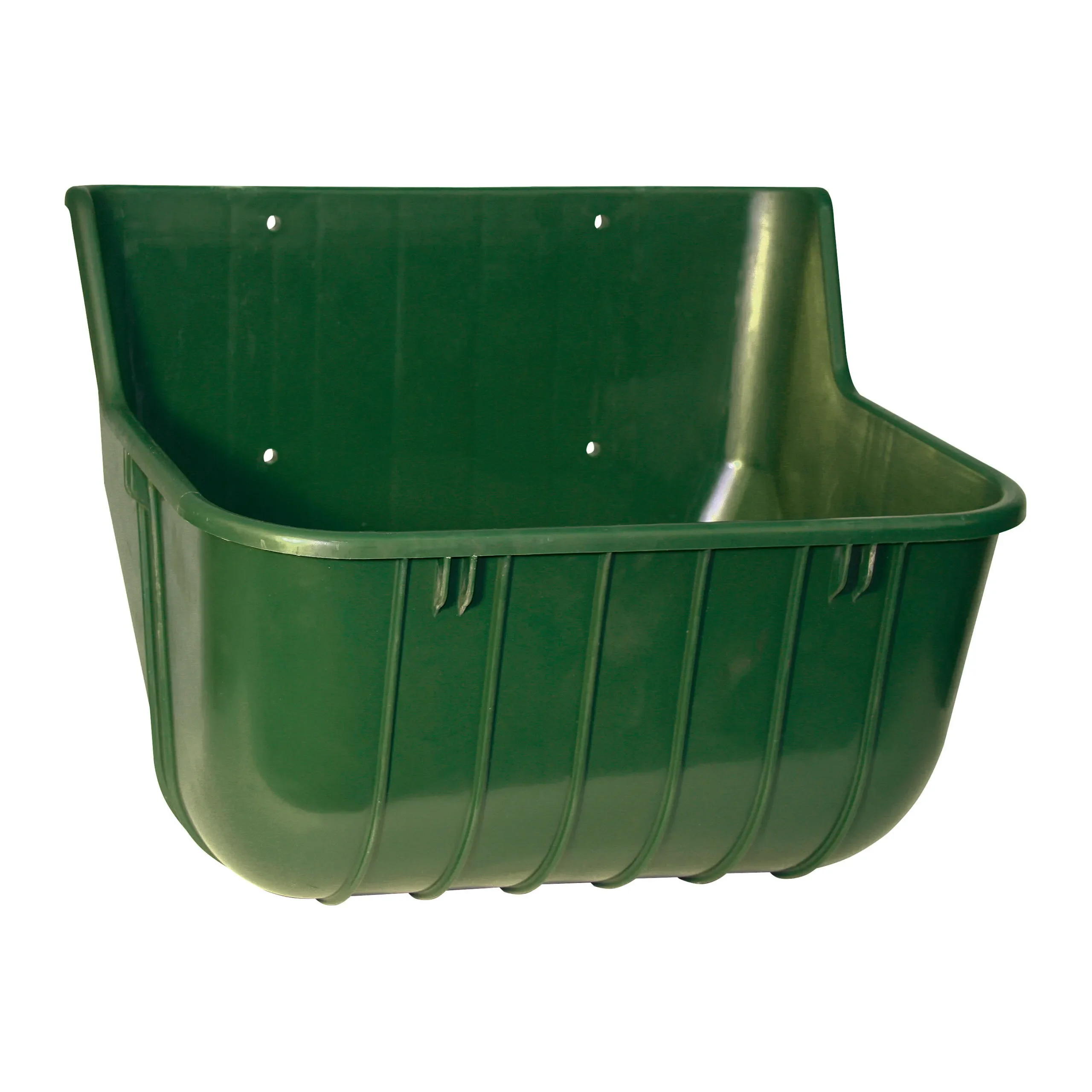 15L plastic feed trough – rectangular feed container for stable & pasture