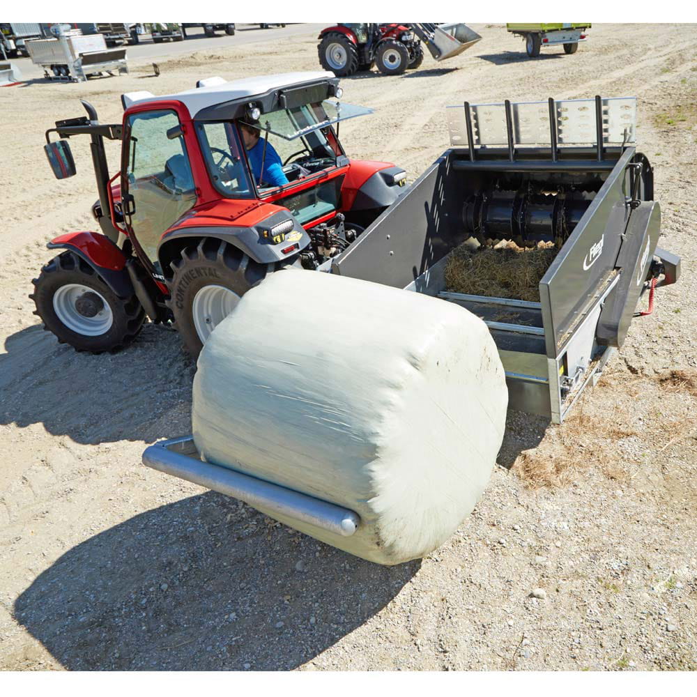 Fliegl Ballenauflöser rechts Dreipunktaufnahme hydraulisch - für Rundballen Silage Heu Stroh