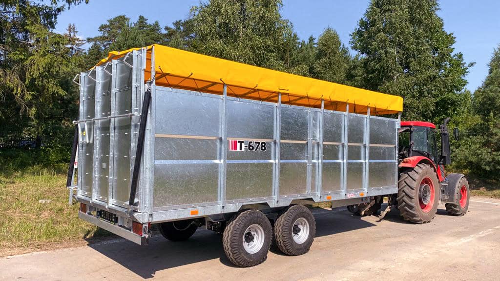 Cynkomet T-678 Kurier 10 EU Viehtransportanhänger – robust, verzinkt & sicher im Tiertransport