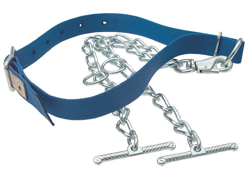 60153 Trevira Anbindung / Halsriemen blau