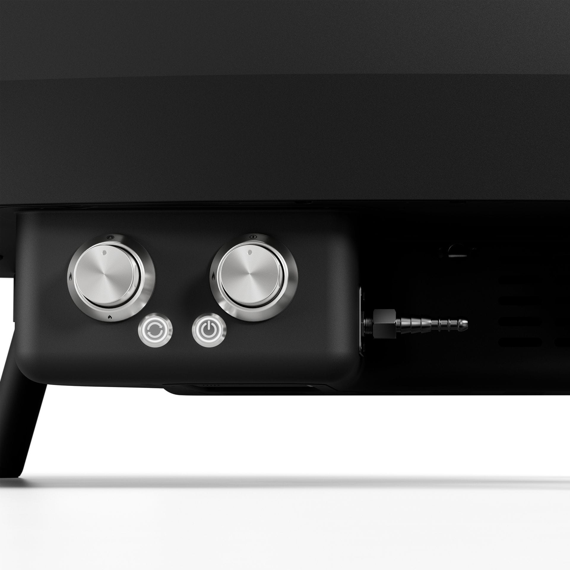 Witt Witt ETNA Rotante 16" Control Gas Pizzaofen – Rotierender Pizzastein & LCD Display | Farbe: schwarz