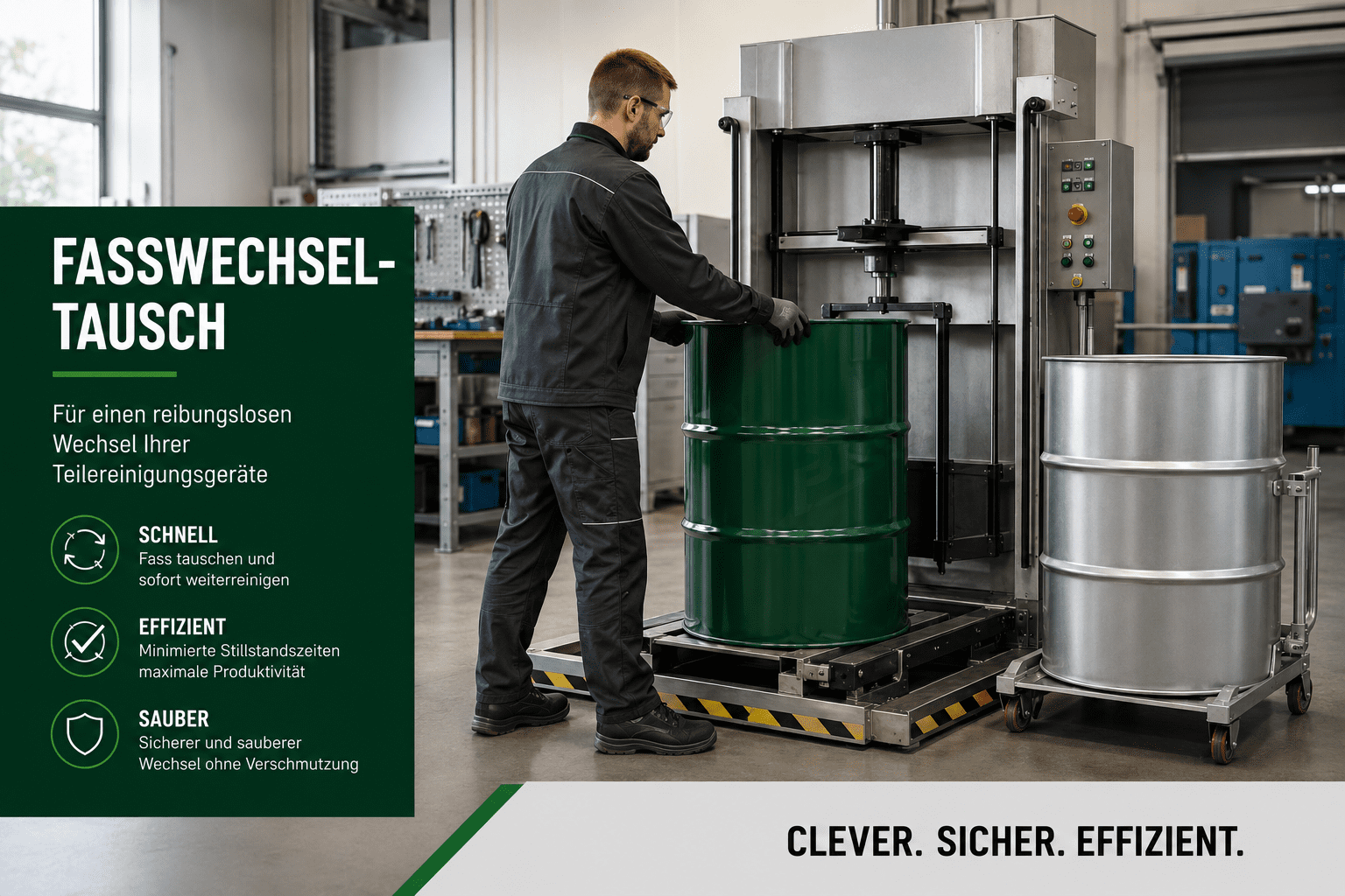 IBS Fasswechsel Service | Spezialreiniger, Entsorgung & Geräteprüfung