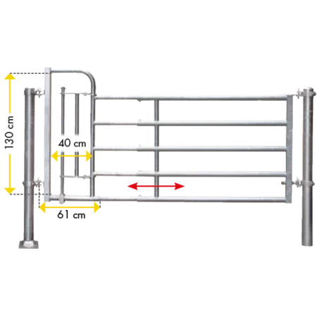 Patura Gate / Partition Personnel Passage R5