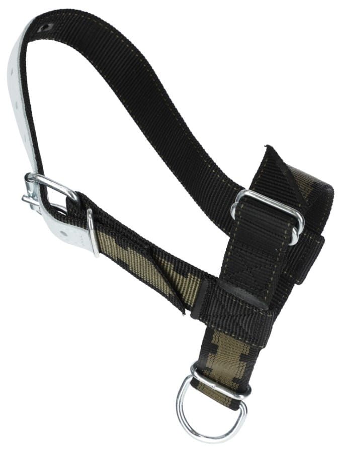 Kerbl Bullenhalfter verstellbar - lederverstärkt