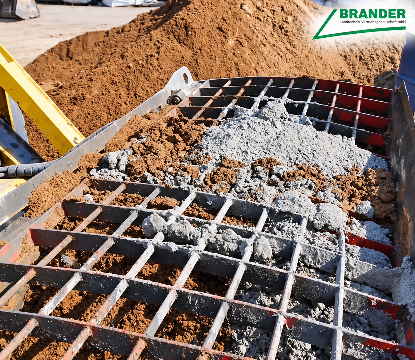 Baugerät, Schotter, Beton, Schalung, Gitterentnahme