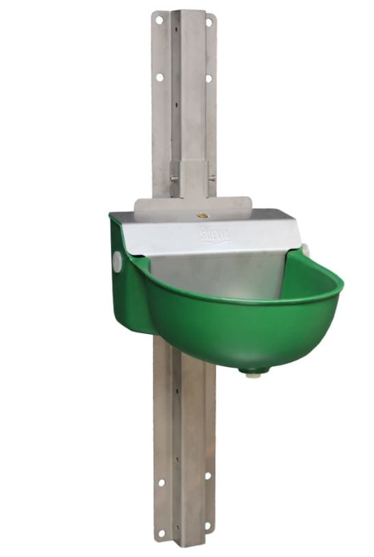 Suevia tool-free height adjustment made of stainless steel, for stock drinkers