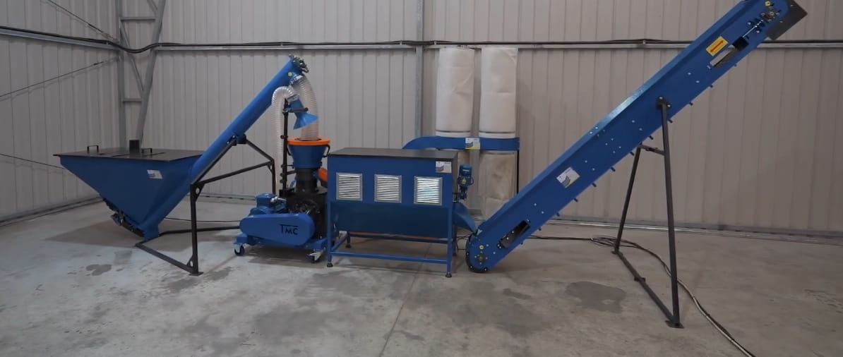 Pelletieranlage Kombi 350 kg/h | Professionelle Pellet- & Futterproduktion | 13,74 kW