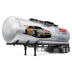 Tank, Racing, Diesel, Trailer, Rowe-Logo