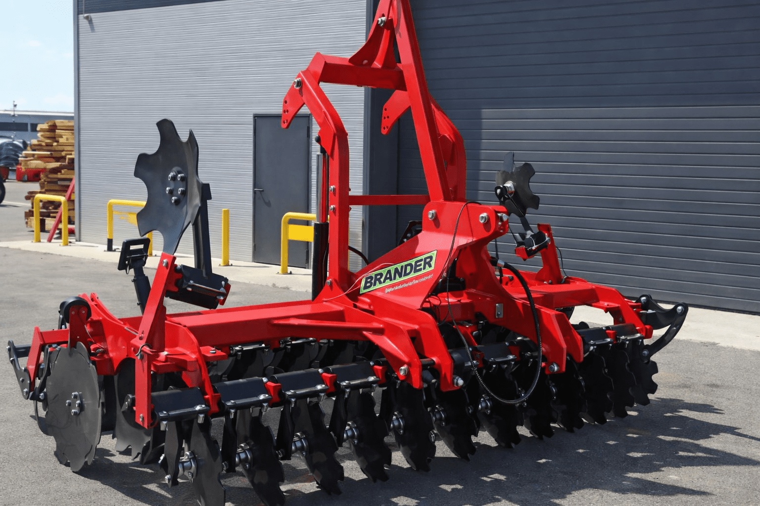 Scheibenegge 560 mm Scheiben – 2 Reihen, Hydropack, Walze | 85 cm Abstand