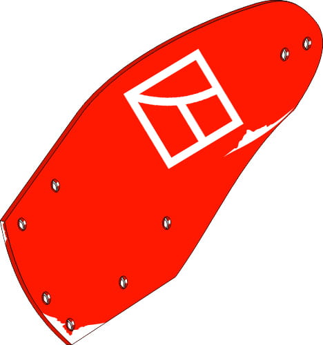 ET43174 Streichblech-Hinterteil L - passend zu Kuhn 612111