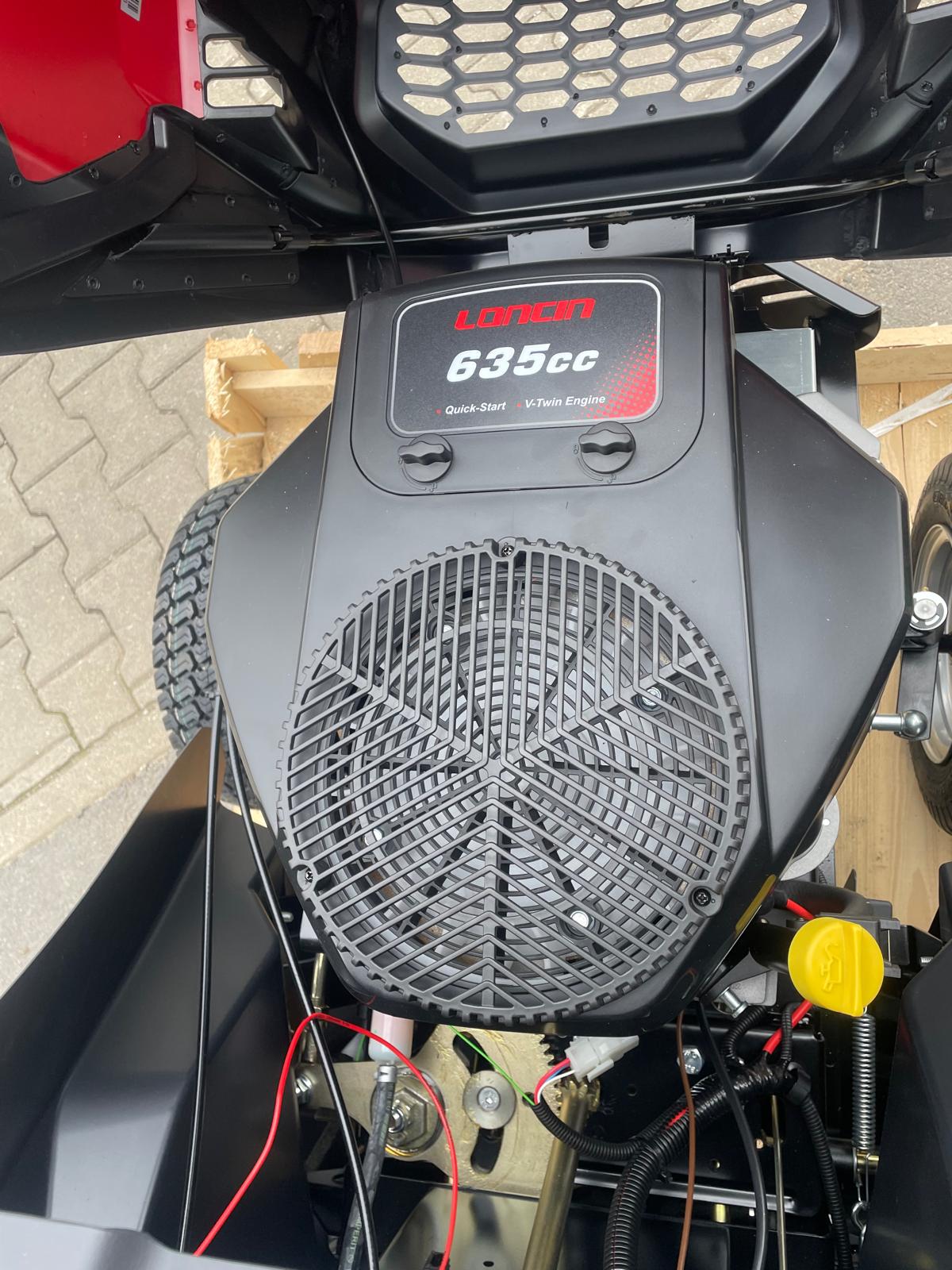Herkules Rasentraktor HT 102-21 HD NEO – 102 cm Schnittbreite, Loncin 2-Zylinder, Hydrostat