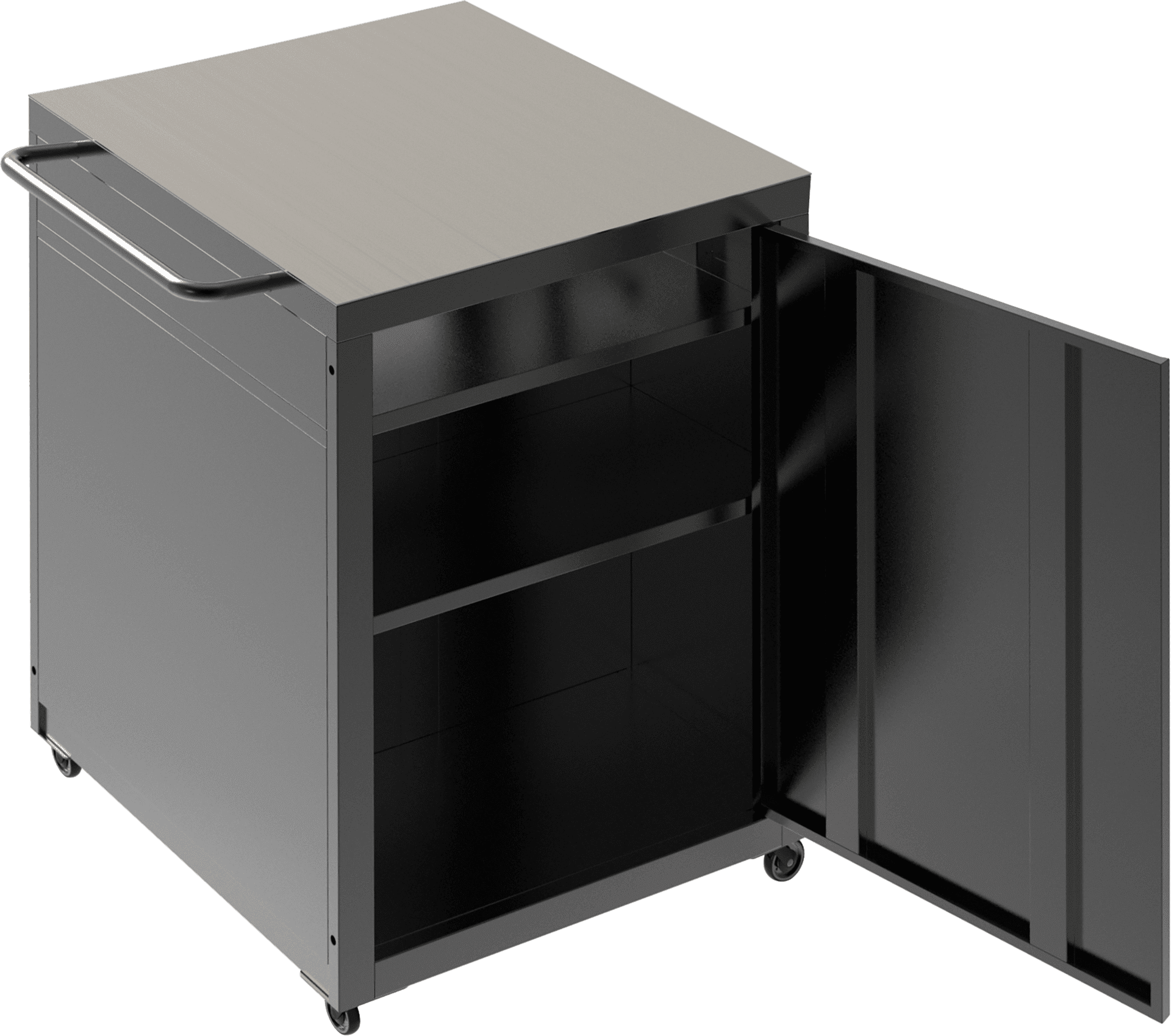 Witt Pizza Trolley Hauptmodul – Pizzatisch auf Rollen, für Pizzaöfen bis 16"