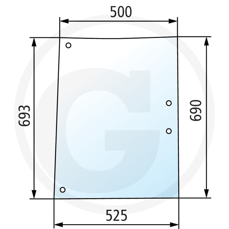 Side window right and left