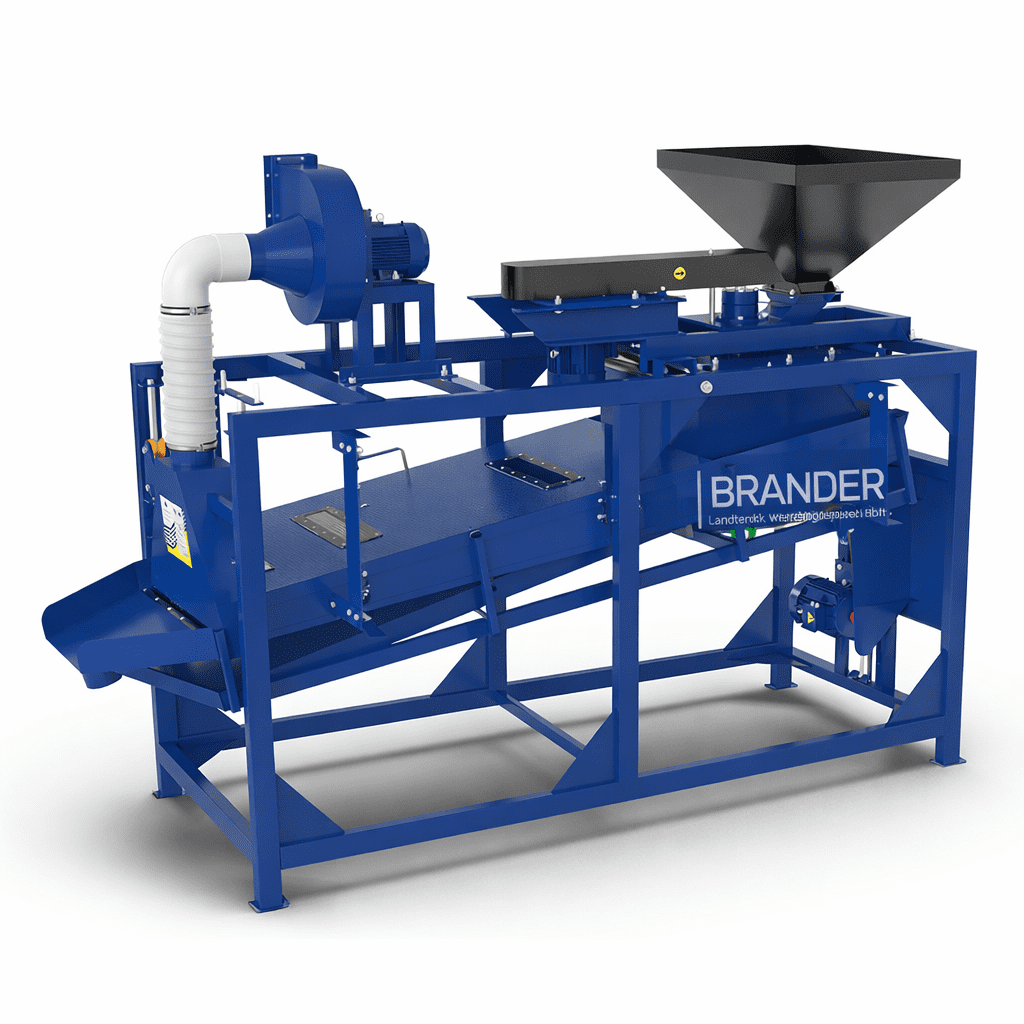 Professional seed dehulling machine for soybeans – Efficient hulling up to 500 kg/h