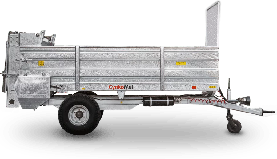 Cynkomet Miststreuer 4.560 kg, feuerverzinkt, Wandhöhe 750 mm