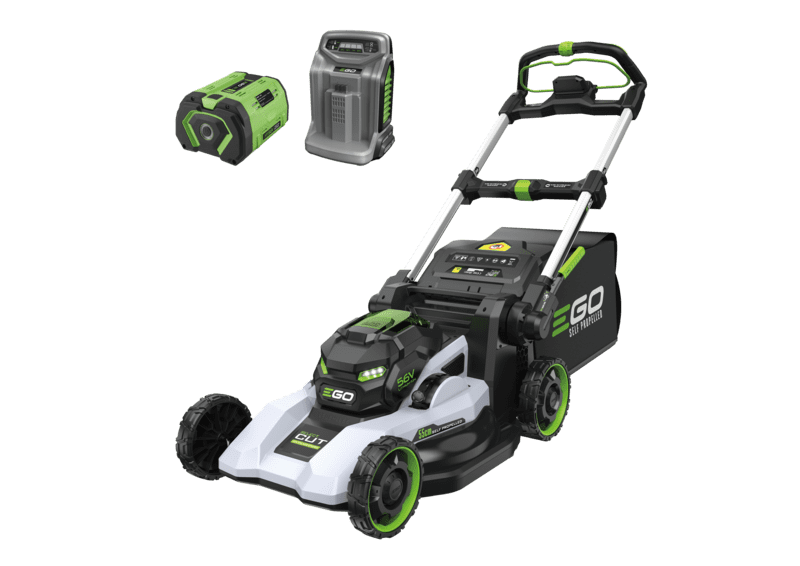 EGO Akku Rasenmäher 55cm mit Radantrieb KIT – Select Cut Multimesser & 10Ah Akku