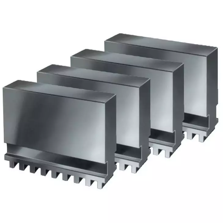 Weiche Blockbacken passend für - Dreibacken-Drehfutter DM 125 (1 Satz = 3 Stk.)