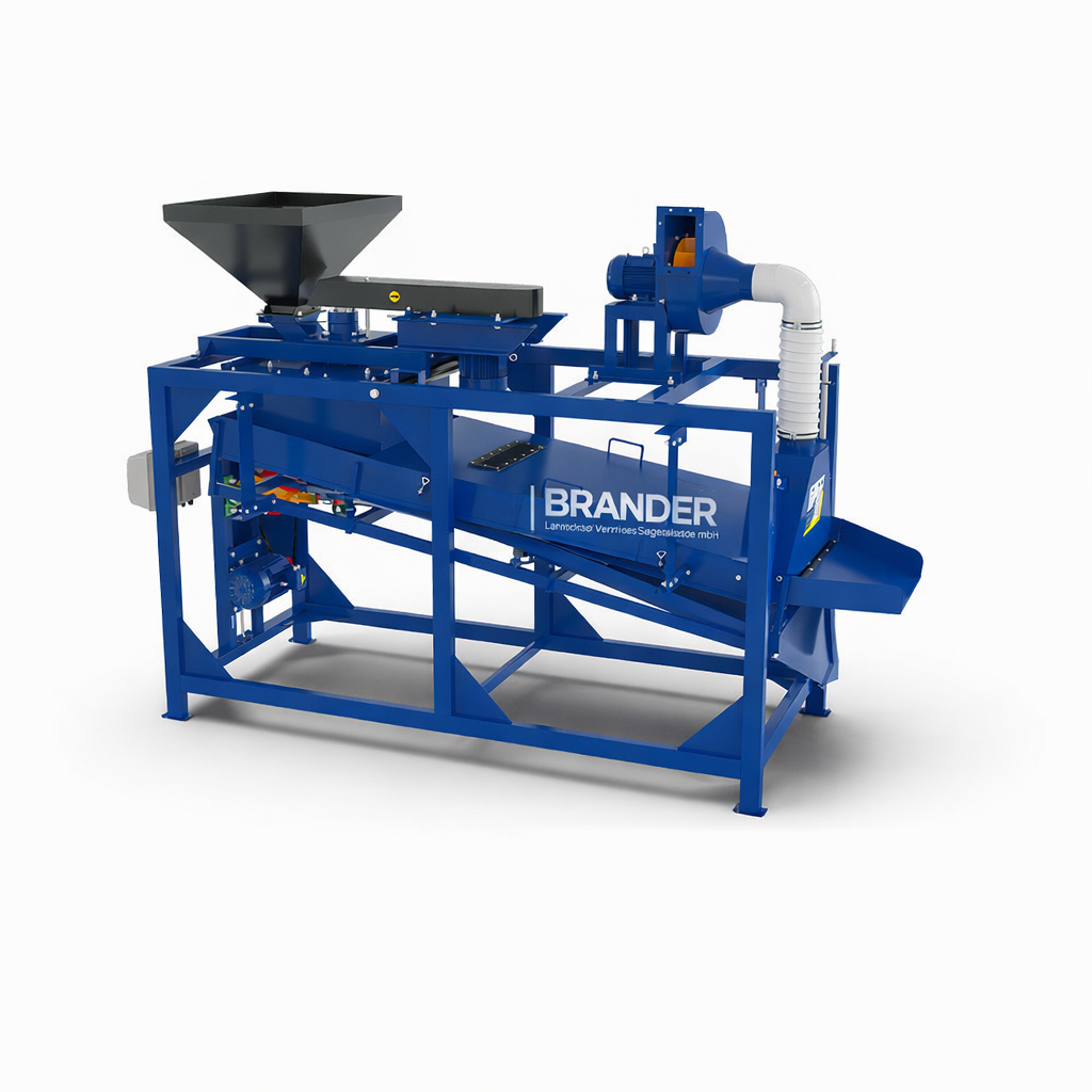 Professionelle Samenschälmaschine für Sojabohnen – Effiziente Enthülsung bis 500 kg/h