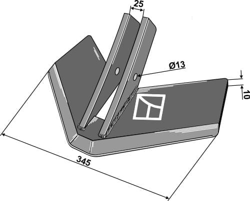 BL101560 Flügelschar - passend zu Köckerling Topmix 506025