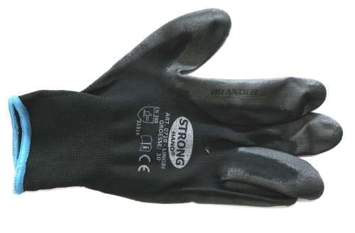 ET42210 Strong Hand Arbeitshandschuhe Werkstatt schwarz - Größe 10