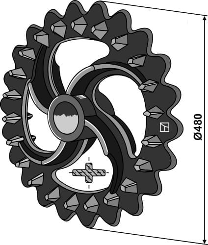 BL30248 Crosskillring Ø480mm - passend zu Dalbo 18101