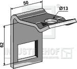 BL28603 Halter für Zinken 32 x 12 mit Verstärkungsfeder 32 x 10