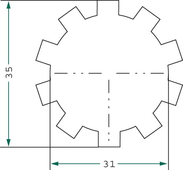LuK Doppelkupplung - Reibeplatte 250/250 - 6 Hebel