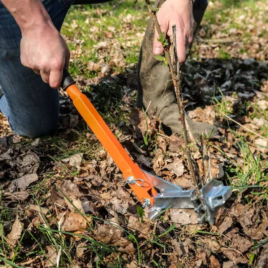 Mini arrache-arbustes – Outil professionnel compact pour éliminer les petits arbustes et les plantes envahissantes