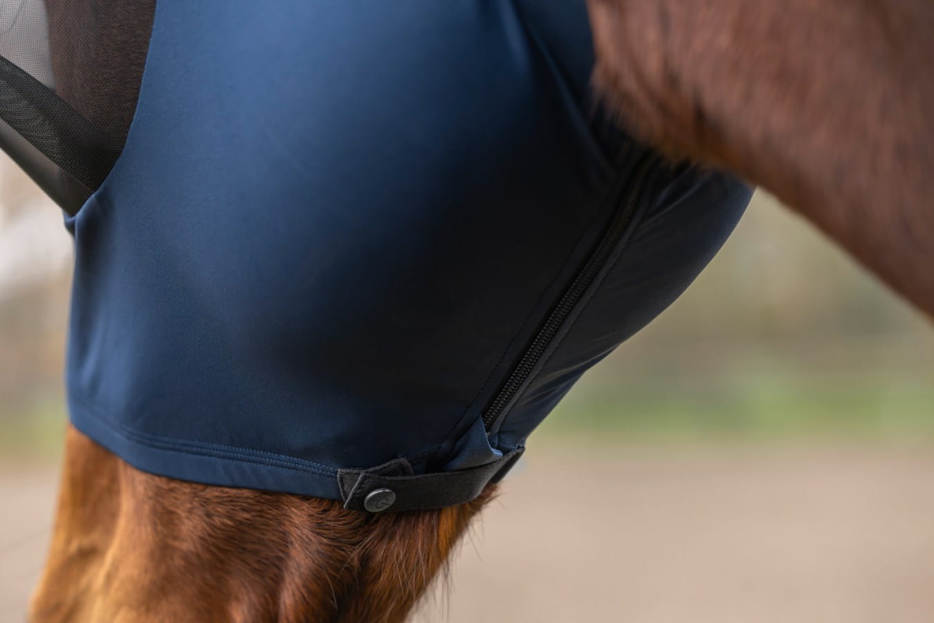 Fliegenschutzmaske FinoStretch Zipper | UV-Schutz