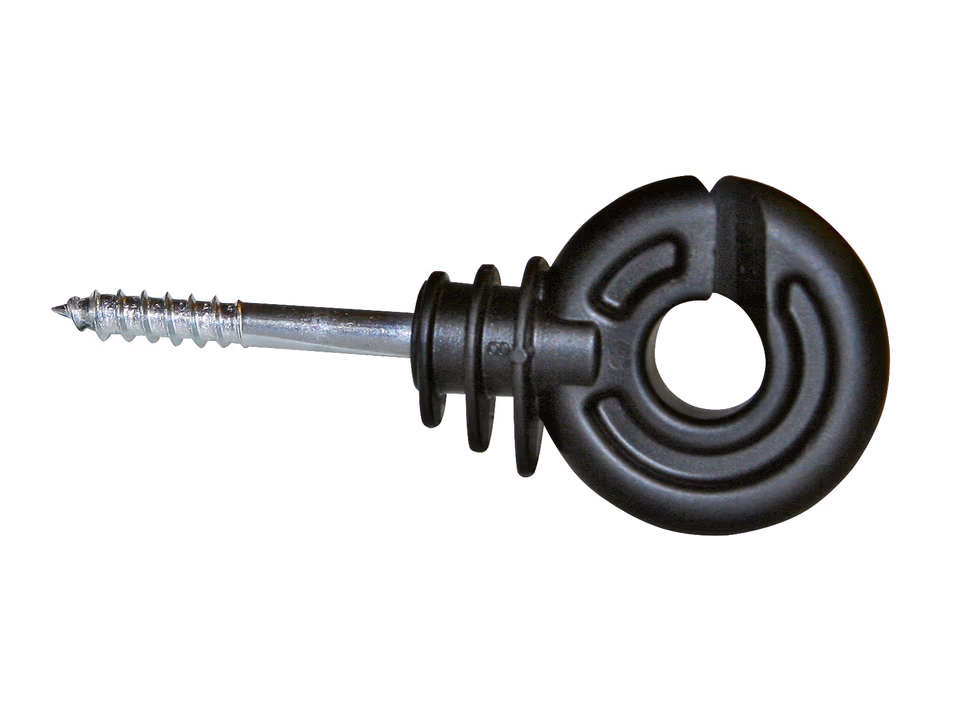 25x Ringisolator kompakt, schwarz kurze Stütze