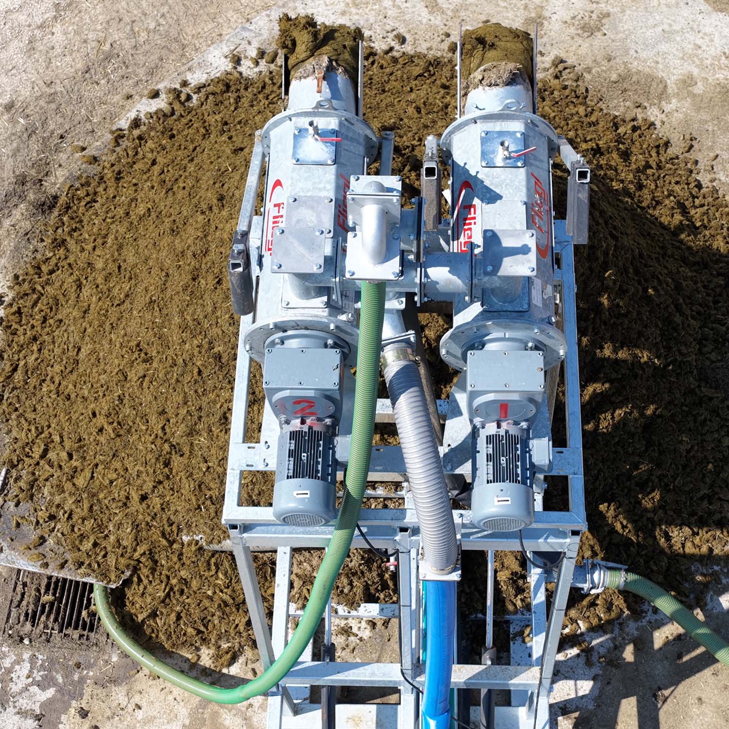 Fliegl Gülleseparator »Tapir-Duo« teleskopierbar – Doppelseparator 50–60 m³/h