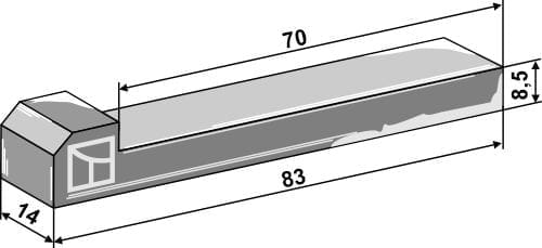 BL12934 Nasenkeil - 694504