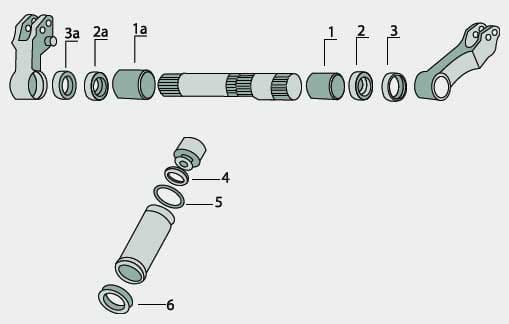 Dichtring Hubwelle L - passend zu Deutz Fahr Dichtring Hubwelle L - passend zu Deutz Fahr